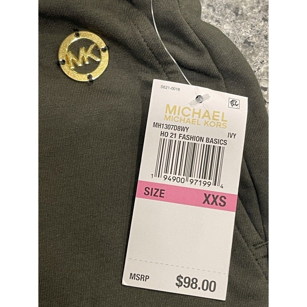 Michael Kors Juniors size XXS Green pants MSRP $98 - Picture 3 of 6